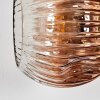 Ripoll kullampa, Vägglampa Guld, Klart, Kopparfärg, Rökfärger, 3-ljuskällor