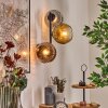 Ripoll kullampa, Vägglampa Guld, Klart, Kopparfärg, Rökfärger, 3-ljuskällor
