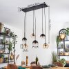 Koyoto Pendellampa, kullampa, Pendelbelysning Amber, Klart, Rökfärger, 6-ljuskällor