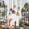 Koyoto Pendellampa, kullampa, Pendelbelysning Amber, Klart, Rökfärger, 6-ljuskällor