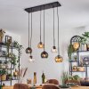 Koyoto Pendellampa, kullampa, Pendelbelysning Amber, Klart, Rökfärger, 6-ljuskällor