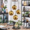 Ripoll Pendellampa, kullampa, Pendellampa Cluster Guld, 4-ljuskällor