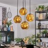 Ripoll Pendellampa, kullampa, Pendellampa Cluster Guld, 4-ljuskällor