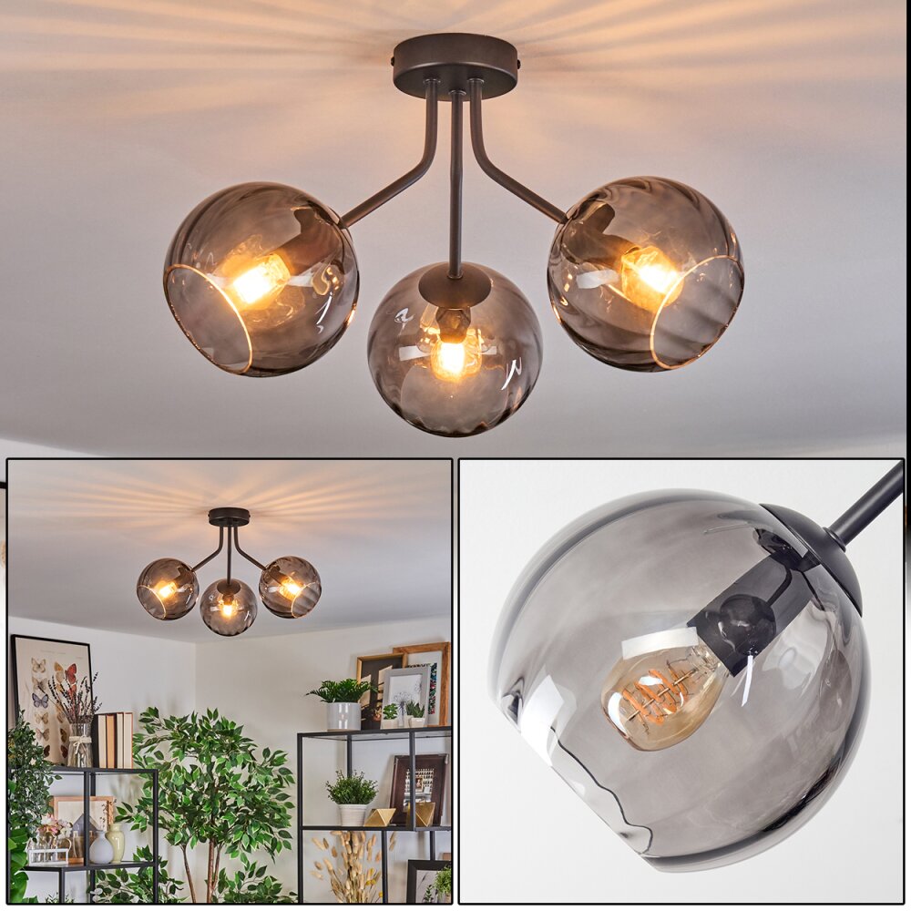 Koyoto Taklampa, kullampa Rökfärger, 3-ljuskällor main product photo