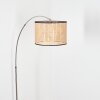 Ramila Golvlampa Nickel matt, Svart, 1-ljuskällor