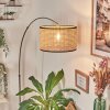 Ramila Golvlampa Nickel matt, Svart, 1-ljuskällor