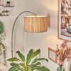Bongal Golvlampa Nickel matt, Svart, 1-ljuskällor