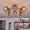 Koyoto Taklampa, kullampa 85 cm Klart, Rökfärger, 8-ljuskällor