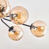 Koyoto Taklampa, kullampa 85 cm Amber, 8-ljuskällor