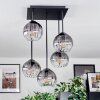 Koyoto Taklampa, kullampa Klart, Rökfärger, 5-ljuskällor
