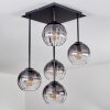 Koyoto Taklampa, kullampa Klart, Rökfärger, 5-ljuskällor