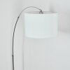 Bassagoda Golvlampa Krom, Svart, 1-ljuskällor