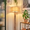 Soungou Golvlampa Naturfärger, Svart, 1-ljuskällor