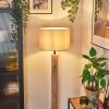 Soungou Golvlampa Naturfärger, Svart, 1-ljuskällor