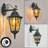 Hongkong vägglampa utomhus, Vägglampa Grön, Svart, 1-ljuskällor