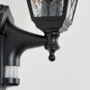 Naofe vägglampa utomhus, Vägglampa Svart, 1-ljuskällor, Rörelsedetektor