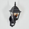 Naofe vägglampa utomhus, Vägglampa Svart, 1-ljuskällor, Rörelsedetektor