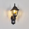 Naofe vägglampa utomhus, Vägglampa Svart, 1-ljuskällor, Rörelsedetektor
