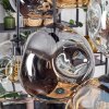 Ripoll Pendellampa, kullampa, Pendelbelysning Amber, Klart, Rökfärger, 6-ljuskällor