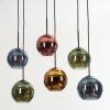 Koyoto Pendellampa, kullampa, Pendelbelysning Blå, Guld, Grön, Kopparfärg, 6-ljuskällor