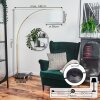Soungou Golvlampa Mässing, Svart, 1-ljuskällor