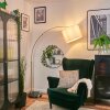Bassagoda Golvlampa Mässing, Svart, 1-ljuskällor