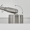 Soungou Golvlampa Nickel matt, Svart, 1-ljuskällor