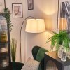Bassagoda Golvlampa Nickel matt, Svart, 1-ljuskällor