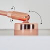 Soungou Golvlampa Mässing, Svart, 1-ljuskällor