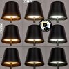 Salgadinho Bordslampa utomhus, badrumslampa, Bordslampa LED Svart, 1-ljuskällor