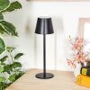 Salgadinho Bordslampa utomhus, badrumslampa, Bordslampa LED Svart, 1-ljuskällor