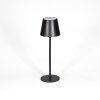 Salgadinho Bordslampa utomhus, badrumslampa, Bordslampa LED Svart, 1-ljuskällor