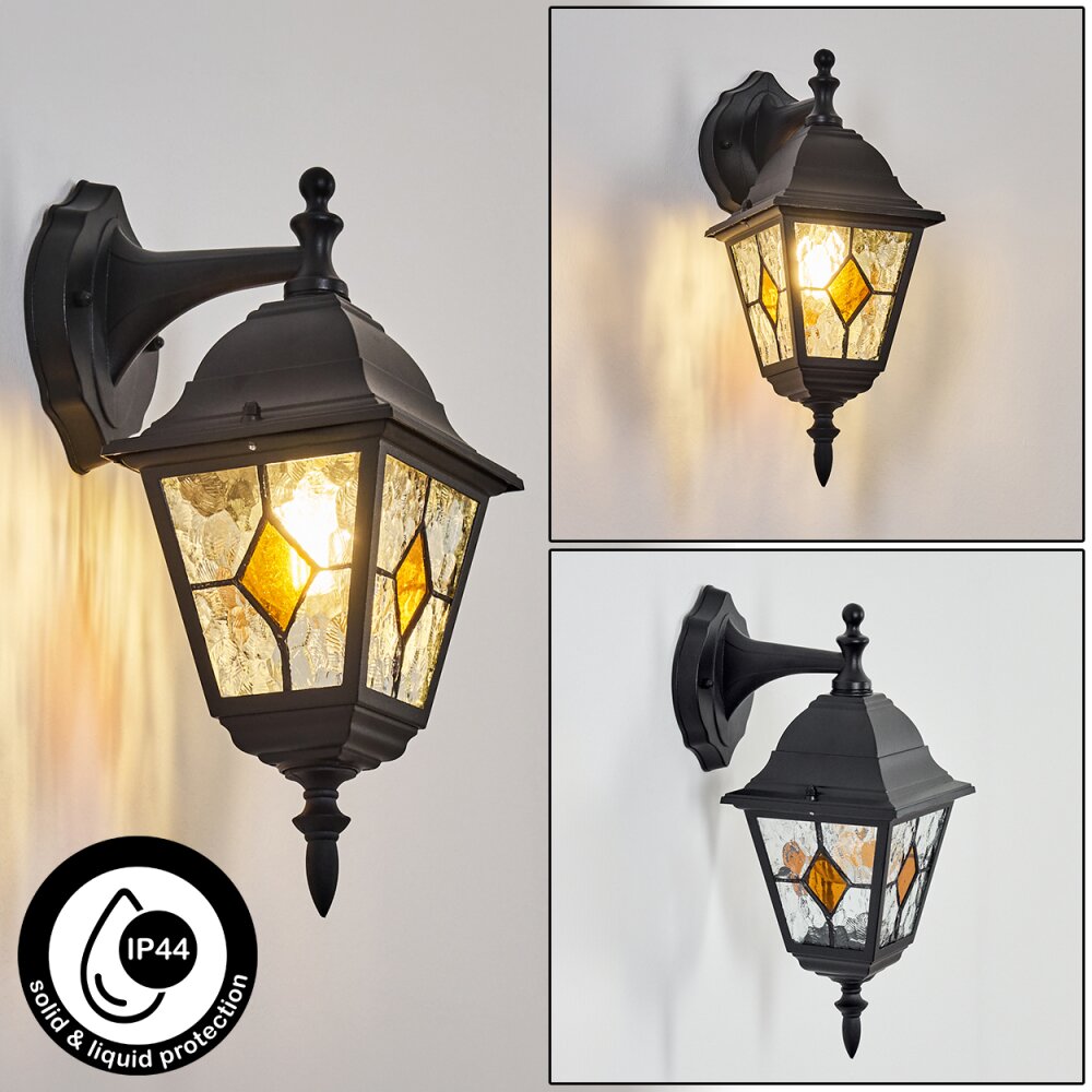 Naofe vägglampa utomhus, Vägglampa Svart, 1-ljuskällor main product photo