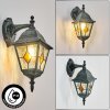 Naofe vägglampa utomhus, Vägglampa Grön, Svart, 1-ljuskällor Naofe vägglampa utomhus, Vägglampa Grön, Svart, 1-ljuskällor