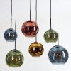 Koyoto Pendellampa, kullampa, Pendelbelysning Blå, Guld, Grön, Kopparfärg, 6-ljuskällor