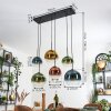 Koyoto Pendellampa, kullampa, Pendelbelysning Blå, Guld, Grön, Klart, Kopparfärg, 6-ljuskällor