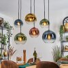 Koyoto Pendellampa, kullampa, Pendelbelysning Blå, Guld, Grön, Klart, Kopparfärg, 6-ljuskällor