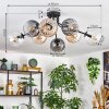 Koyoto Taklampa, kullampa 85 cm Amber, Klart, Rökfärger, 8-ljuskällor
