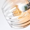 Koyoto Taklampa, kullampa 85 cm Amber, Klart, Rökfärger, 8-ljuskällor
