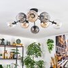 Koyoto Taklampa, kullampa 85 cm Amber, Klart, Rökfärger, 8-ljuskällor