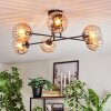 Koyoto Taklampa, kullampa 78 cm Amber, Klart, 6-ljuskällor