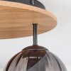 Koyoto Taklampa, kullampa Naturfärger, Svart, 3-ljuskällor