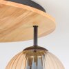 Koyoto Taklampa, kullampa 40 cm Naturfärger, Svart, 3-ljuskällor