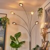 Nikkala Golvlampa Krom, Vit, 5-ljuskällor