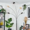 Nikkala Golvlampa Krom, Vit, 5-ljuskällor
