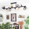 Koyoto Taklampa, kullampa Amber, Klart, Rökfärger, 10-ljuskällor