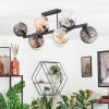 Koyoto Taklampa, kullampa Amber, Klart, Rökfärger, 10-ljuskällor