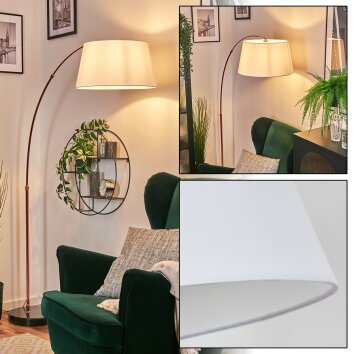 Bassagoda Golvlampa Kopparfärg, Svart, 1-ljuskällor Bassagoda Golvlampa Kopparfärg, Svart, 1-ljuskällor