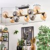 Gastor Taklampa, kullampa Guld, Svart, 10-ljuskällor