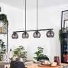 Koyoto Pendellampa, kullampa, Pendelbelysning Rökfärger, 4-ljuskällor